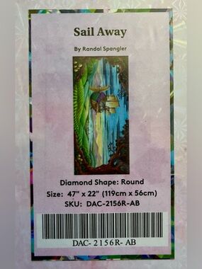NEW & ARCHIVED! Diamond Art Club Sail Away Spangler